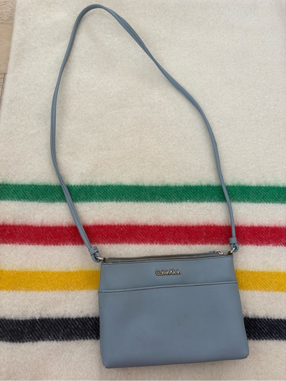 Calvin Klein Powder Blue Crossbody Bag